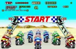 Скриншот из игры «Super Hang-On»