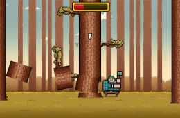 Скриншот из игры «Timberman»