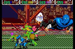 Скриншот из игры «Teenage Mutant Ninja Turtles: Turtles in Time»