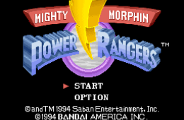 Скриншот из игры «Mighty Morphin Power Rangers»