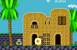 Скриншот из игры «Alex Kidd in the Enchanted Castle»