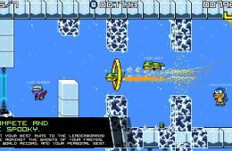 Скриншот из игры «JumpJet Rex»