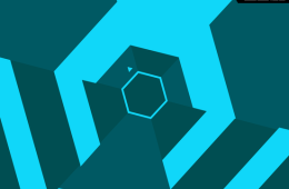 Скриншот из игры «Super Hexagon»