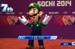 Скриншот из игры «Mario & Sonic at the Sochi 2014 Olympic Winter Games»