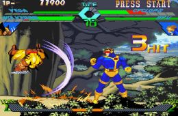 Скриншот из игры «X-Men vs. Street Fighter»