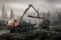 Скриншот из игры «MudRunner»