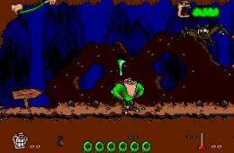 Скриншот из игры «Boogerman: A Pick and Flick Adventure»