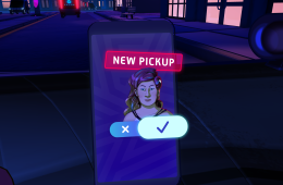 Скриншот из игры «Neo Cab»