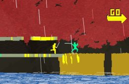 Скриншот из игры «Nidhogg»