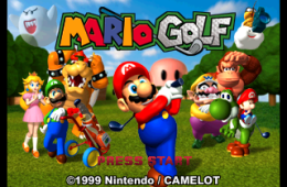Скриншот из игры «Mario Golf»