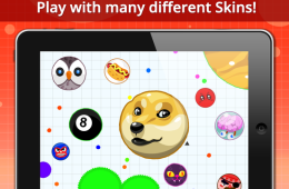 Скриншот из игры «Agar.io»