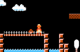 Скриншот из игры «Super Mario Bros.»