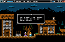 Скриншот из игры «Alwa's Awakening»