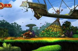 Скриншот из игры «Donkey Kong Country Returns»