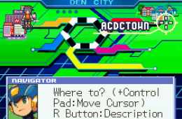 Скриншот из игры «Mega Man Battle Network 4: Red Sun»