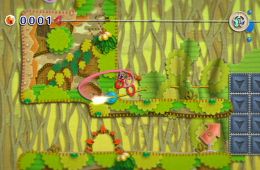 Скриншот из игры «Kirby's Epic Yarn»