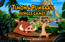 Скриншот из игры «Disney's Timon & Pumbaa's Jungle Games»