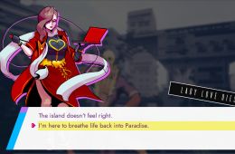 Скриншот из игры «Paradise Killer»