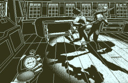 Скриншот из игры «Return of the Obra Dinn»