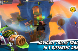Скриншот из игры «Angry Birds Go!»