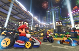 Скриншот из игры «Mario Kart 8»