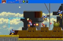 Скриншот из игры «Gunstar Heroes»