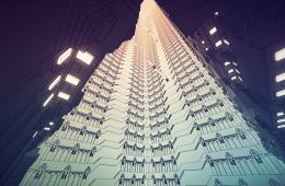 Скриншот из игры «Manifold Garden»