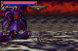 Скриншот из игры «Castlevania: Circle of the Moon»