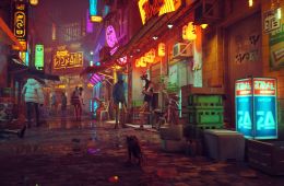 Скриншот из игры «Stray»