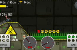 Скриншот из игры «Hill Climb Racing»