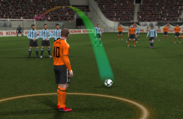 Скриншот из игры «Pro Evolution Soccer 2011»