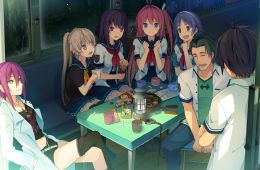 Скриншот из игры «Aokana: Four Rhythms Across the Blue»