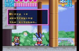Скриншот из игры «Tiny Toon Adventures: Buster Busts Loose!»