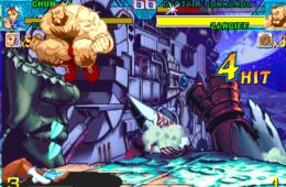 Скриншот из игры «Marvel vs. Capcom: Clash of Super Heroes»