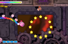 Скриншот из игры «Kirby and the Rainbow Curse»
