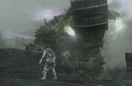 Скриншот из игры «Shadow of the Colossus»