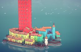 Скриншот из игры «Townscaper»