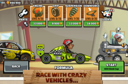 Скриншот из игры «Hill Climb Racing 2»