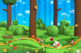 Скриншот из игры «Yoshi's Woolly World»
