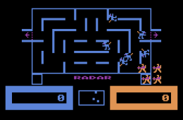 Скриншот из игры «Wizard of Wor»