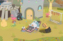 Скриншот из игры «Donut County»