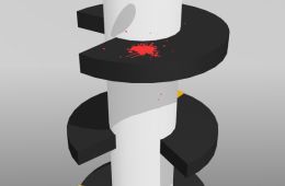Скриншот из игры «Helix Jump»