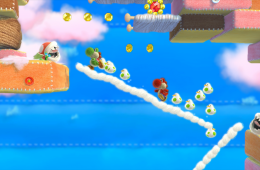Скриншот из игры «Yoshi's Woolly World»
