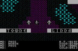 Скриншот из игры «Ultima II: The Revenge of the Enchantress»