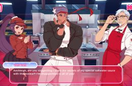 Скриншот из игры «I Love You, Colonel Sanders! A Finger Lickin' Good Dating Simulator»