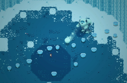 Скриншот из игры «Titan Souls»