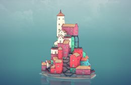 Скриншот из игры «Townscaper»