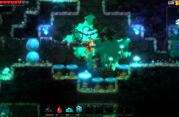Скриншот из игры «SteamWorld Dig 2»