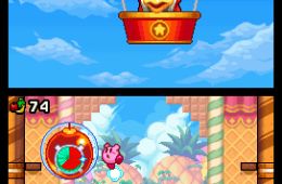 Скриншот из игры «Kirby Mass Attack»