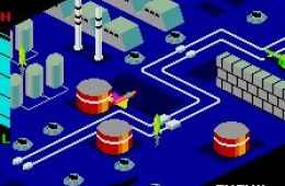 Скриншот из игры «Zaxxon»